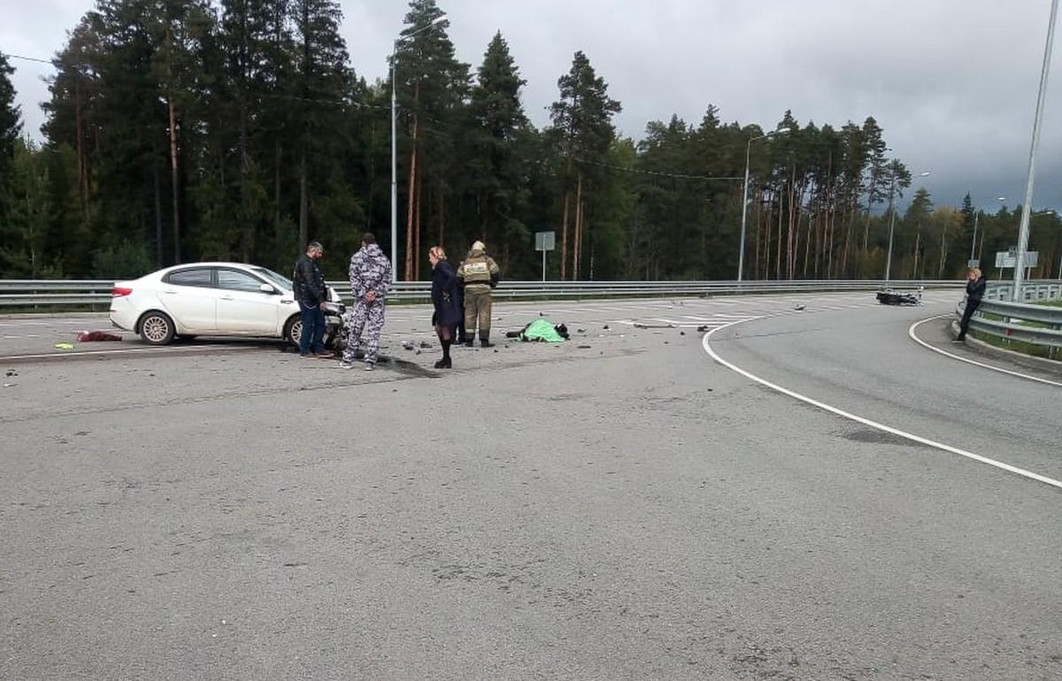Смертельная авария в Тверской области: на подъезде к М11 разбился мотоциклист