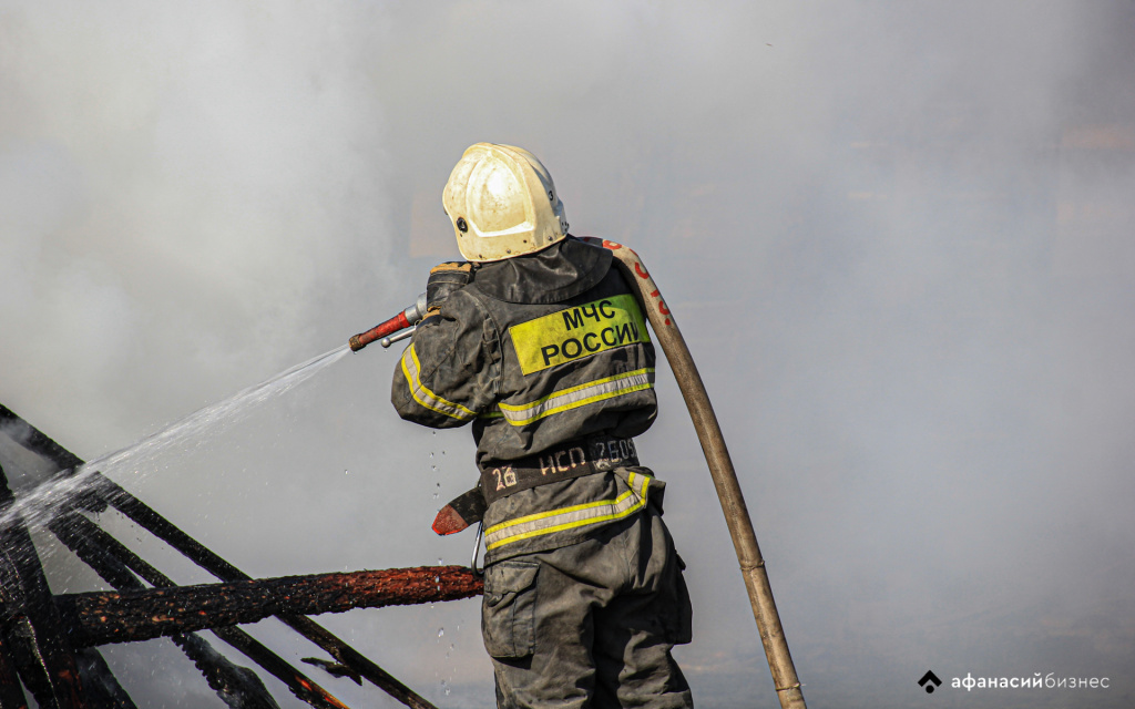 Мужчина погиб на пожаре в селе Тверской области