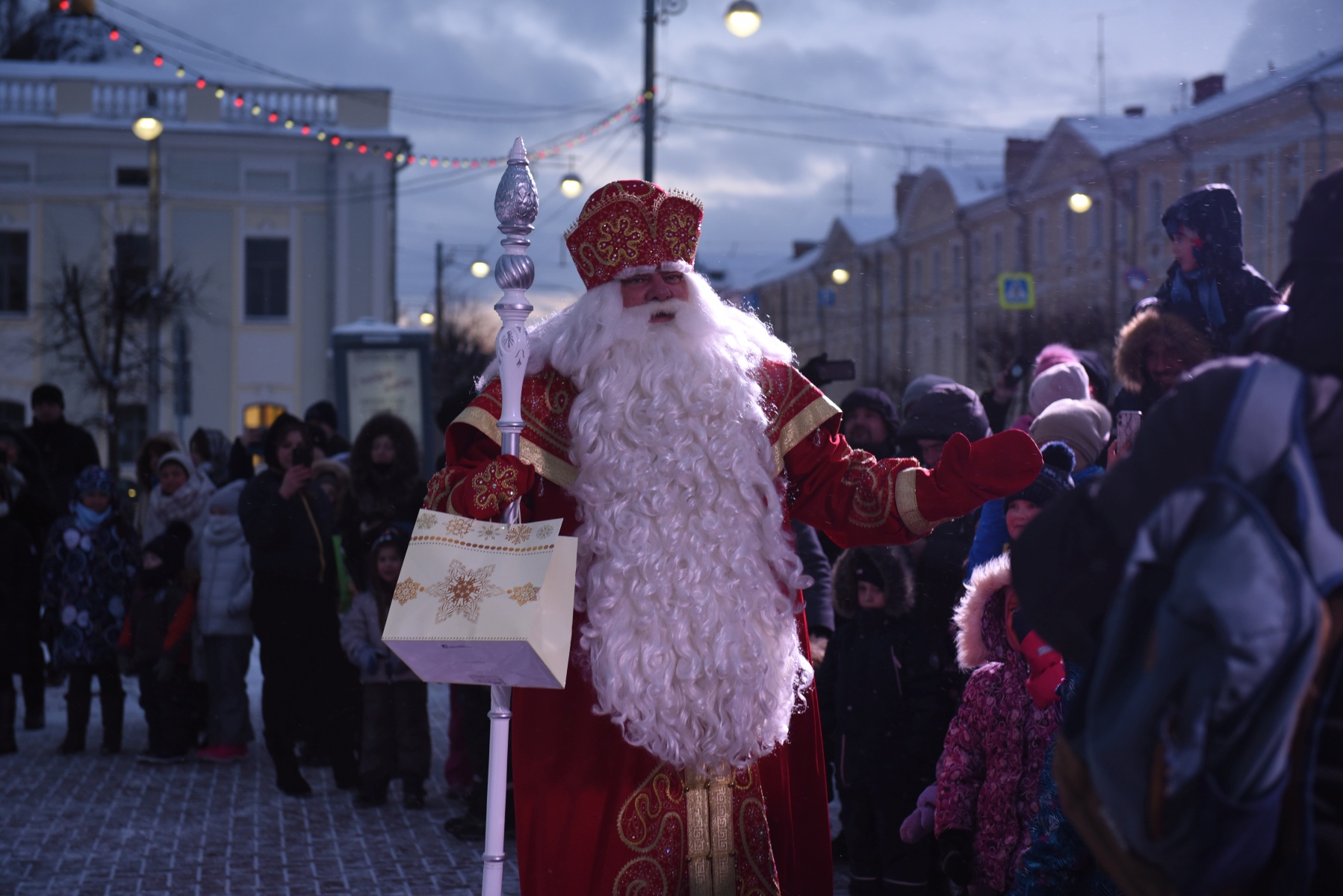 В Тверь побывал Дед Мороз из Великого Устюга