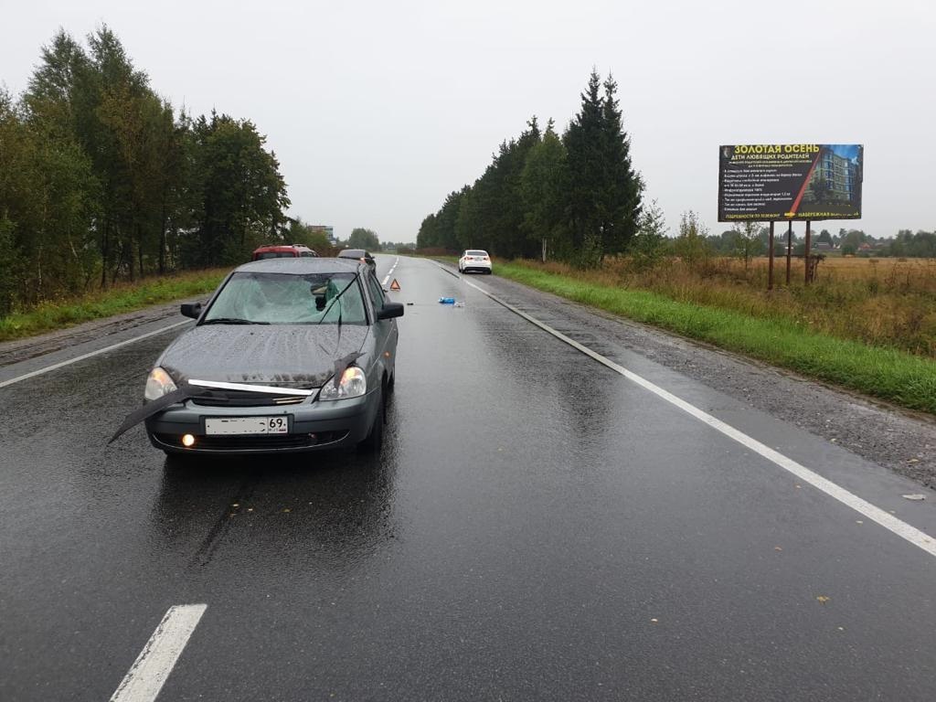 Пешеход получил тяжелые травмы в ДТП в Тверской области