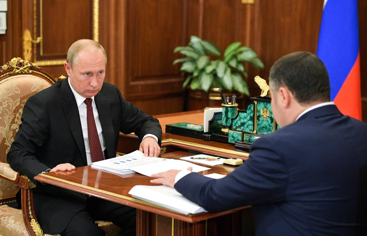 Путин встретится с губернатором Тверской области Игорем Руденей - новости Афанасий