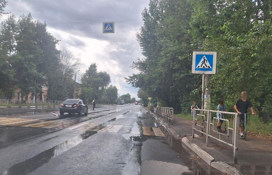 Опубликовано видео ДТП с пешеходом на улице Туполева в Твери 