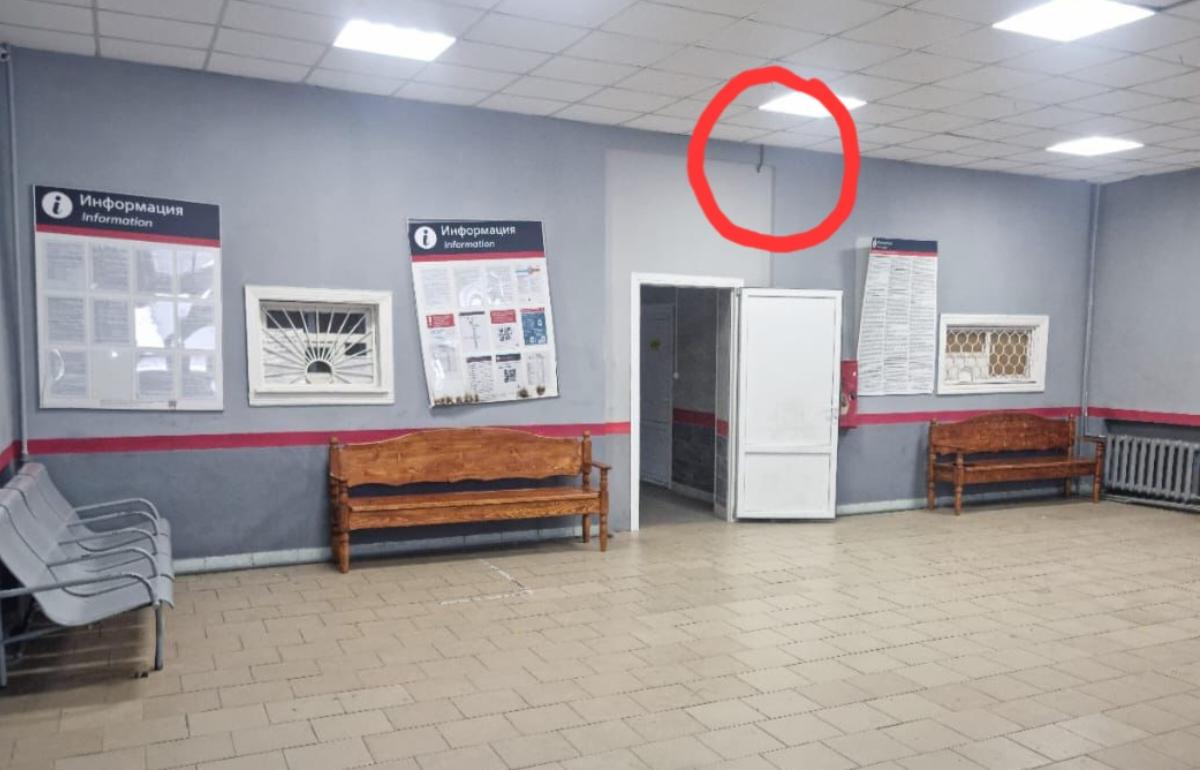 В Нелидово на вокзале украли камеру видеонаблюдения