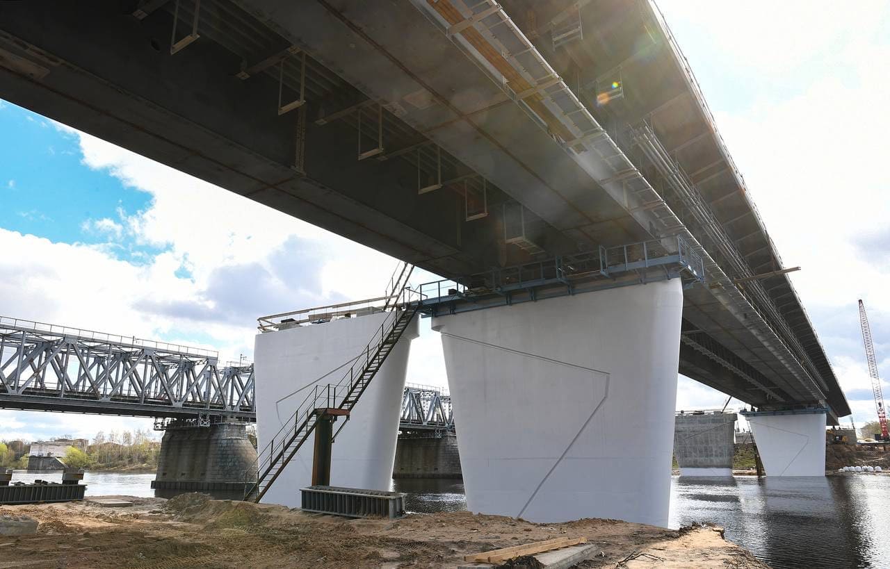 Губернатор Игорь Руденя дал поручения по ходу строительства Западного моста в Твери и путепровода на улице Фрунзе
