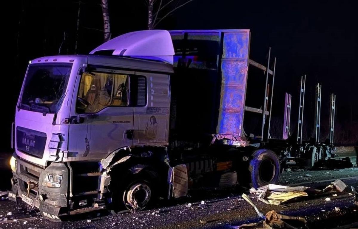 В Тверской области на М10 произошло массовое ДТП с грузовиками