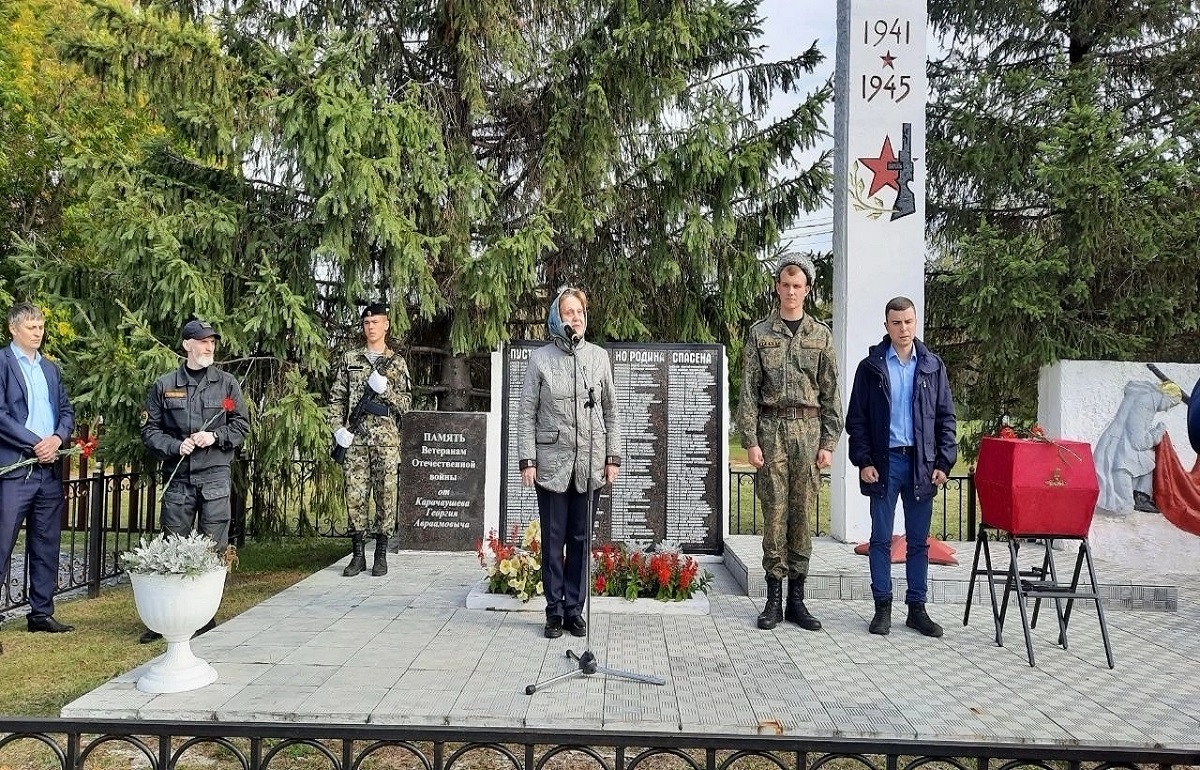 Останки бойца, найденные в Западнодвинском районе, захоронили на родной земле под Тюменью