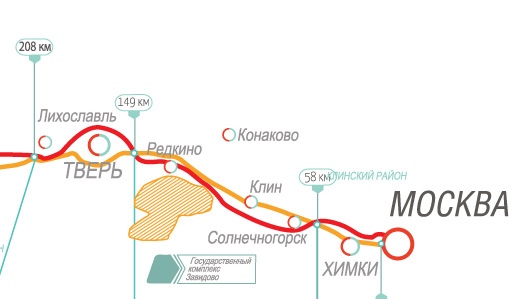 М11 схема участков