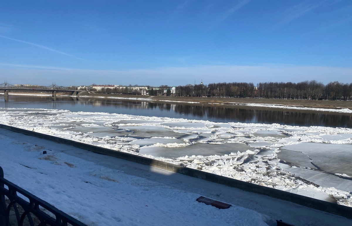 Лед тронулся: Волга в Твери вскрылась немного раньше срока