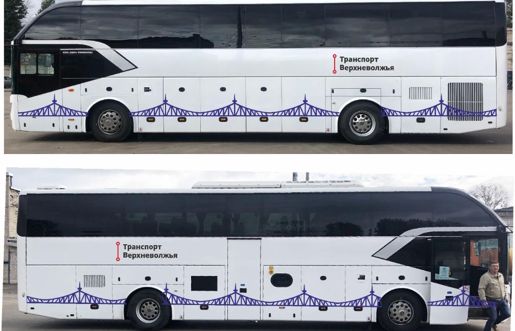 Междугородние автобусы в Тверской области будут белые с синим
