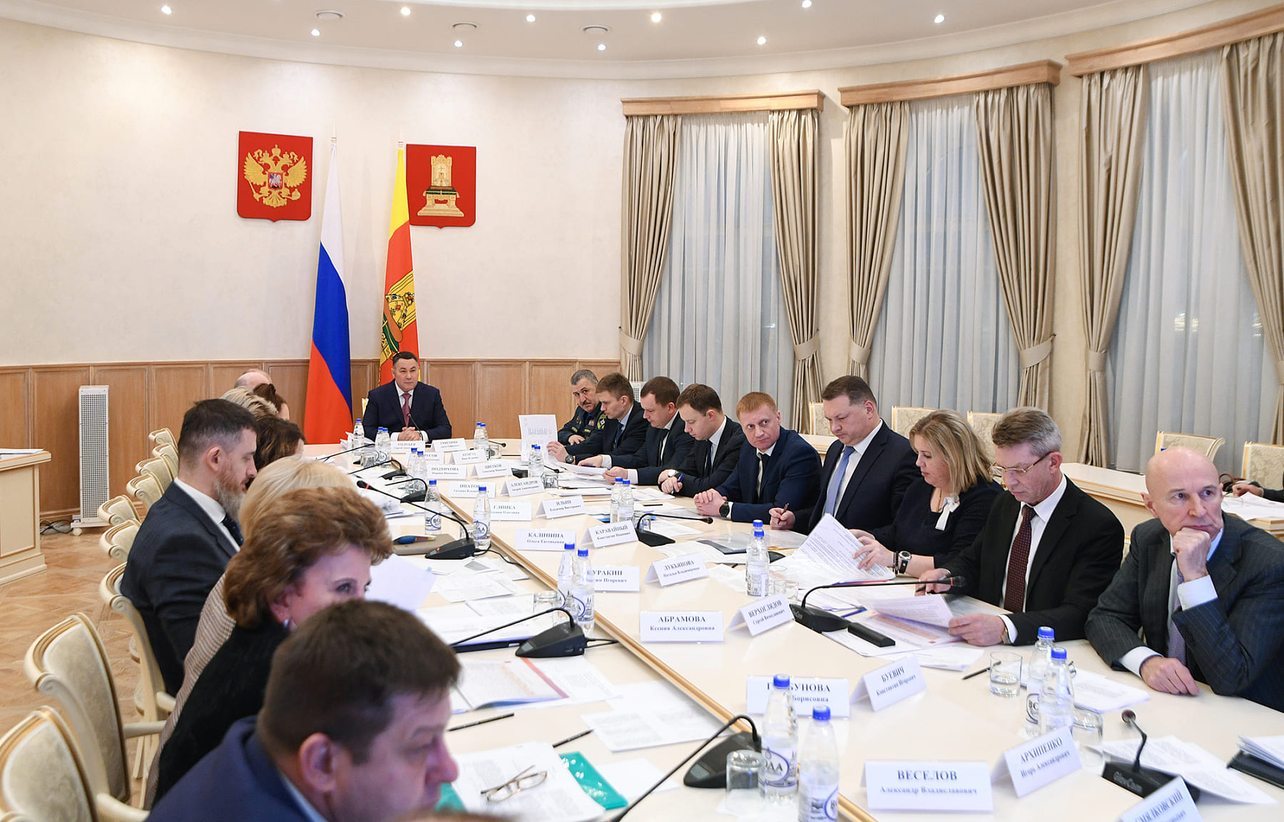 Губернатор Игорь Руденя провел заседание Бюджетной комиссии Тверской области