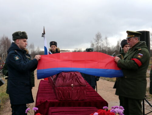 В Старице простились с погибшим на СВО Сергеем Голдобиным