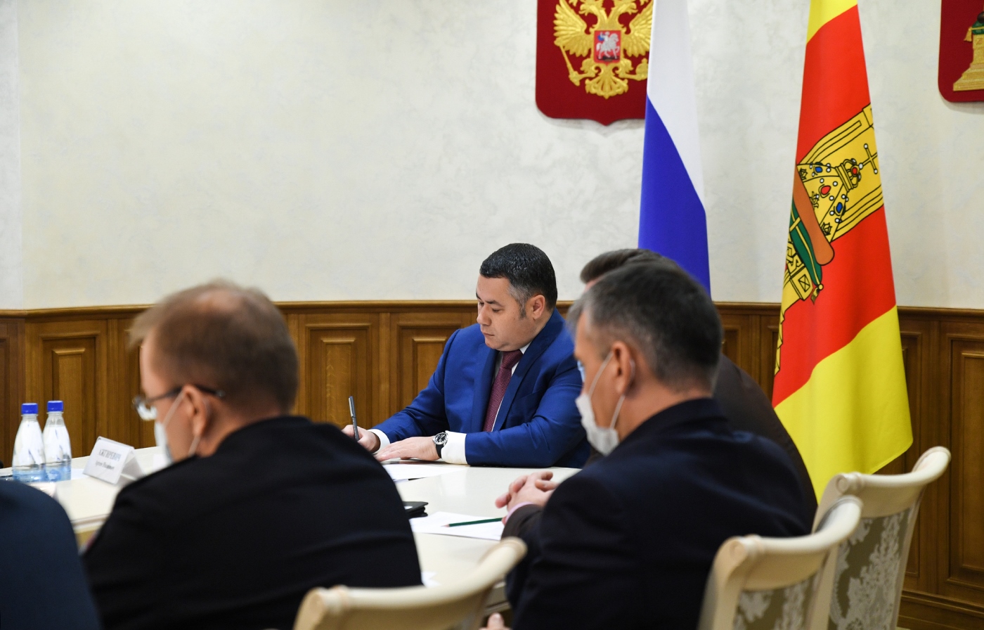 Игорь Руденя поставил задачи по реализации комплекса антиковидных мер и обеспечению безопасности в Тверской области в период нерабочих дней