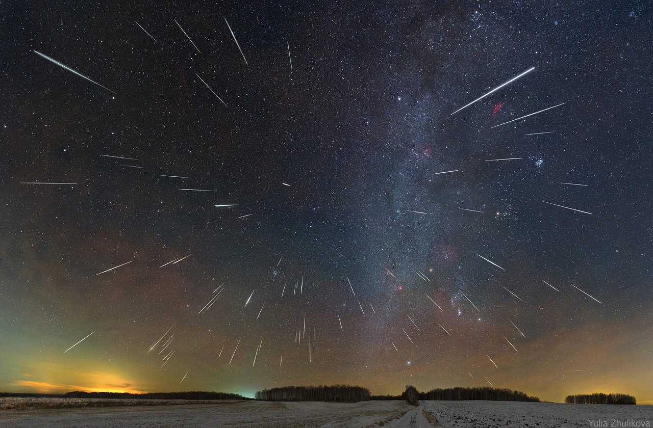 Два потенциально опасных астероида, большой звездопад и комету могут наблюдать жители центра России в декабре