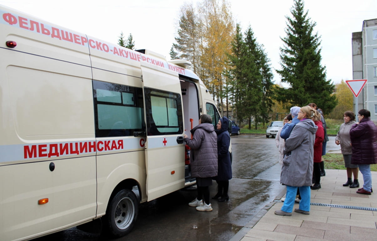 В Старицкую ЦРБ Тверской области поступил передвижной фельдшерско-акушерский пункт