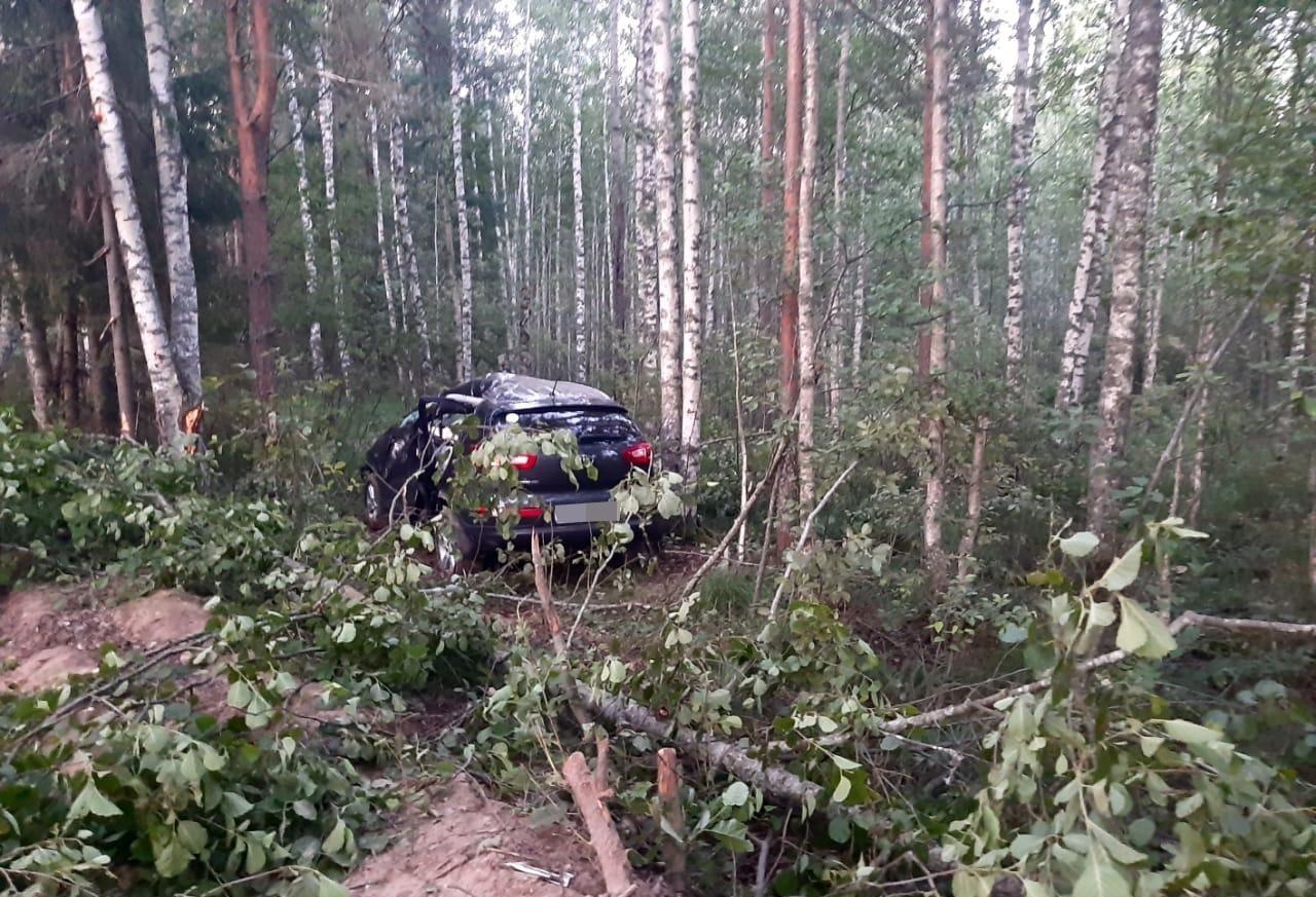 В Тверской области три человека пострадали в вылетевшем в кювет автомобиле  | 18.07.2022 | Тверь - БезФормата