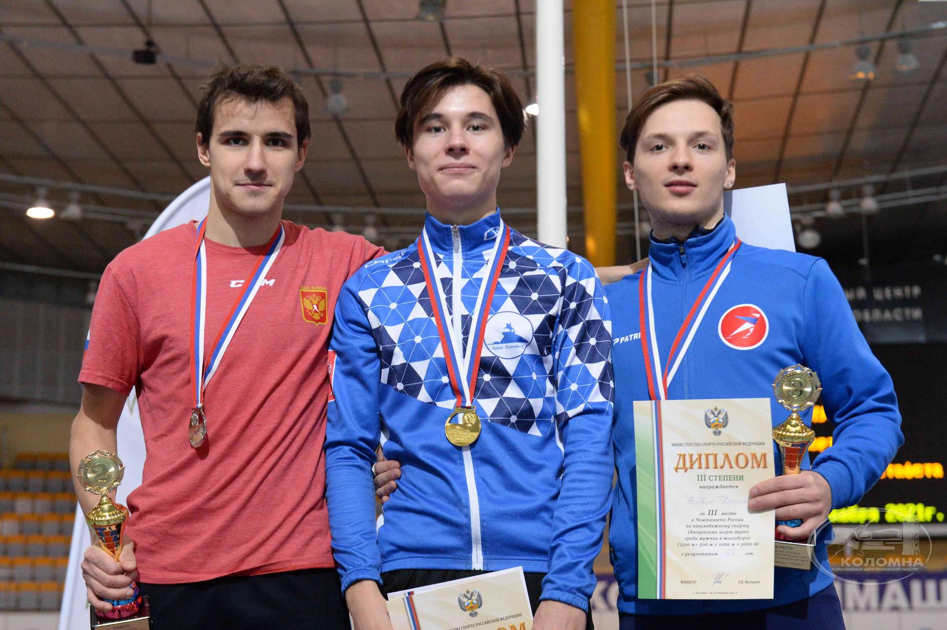 Даниил Ейбог стал призером Чемпионата России по шорт-треку 
