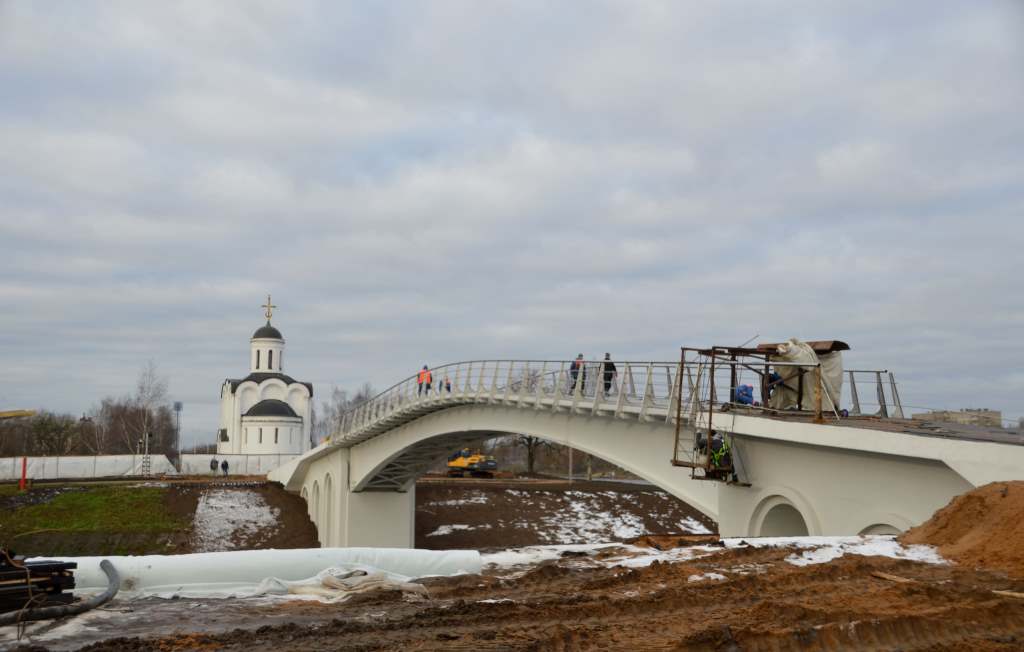 Основная конструкция нового моста в Твери готова 