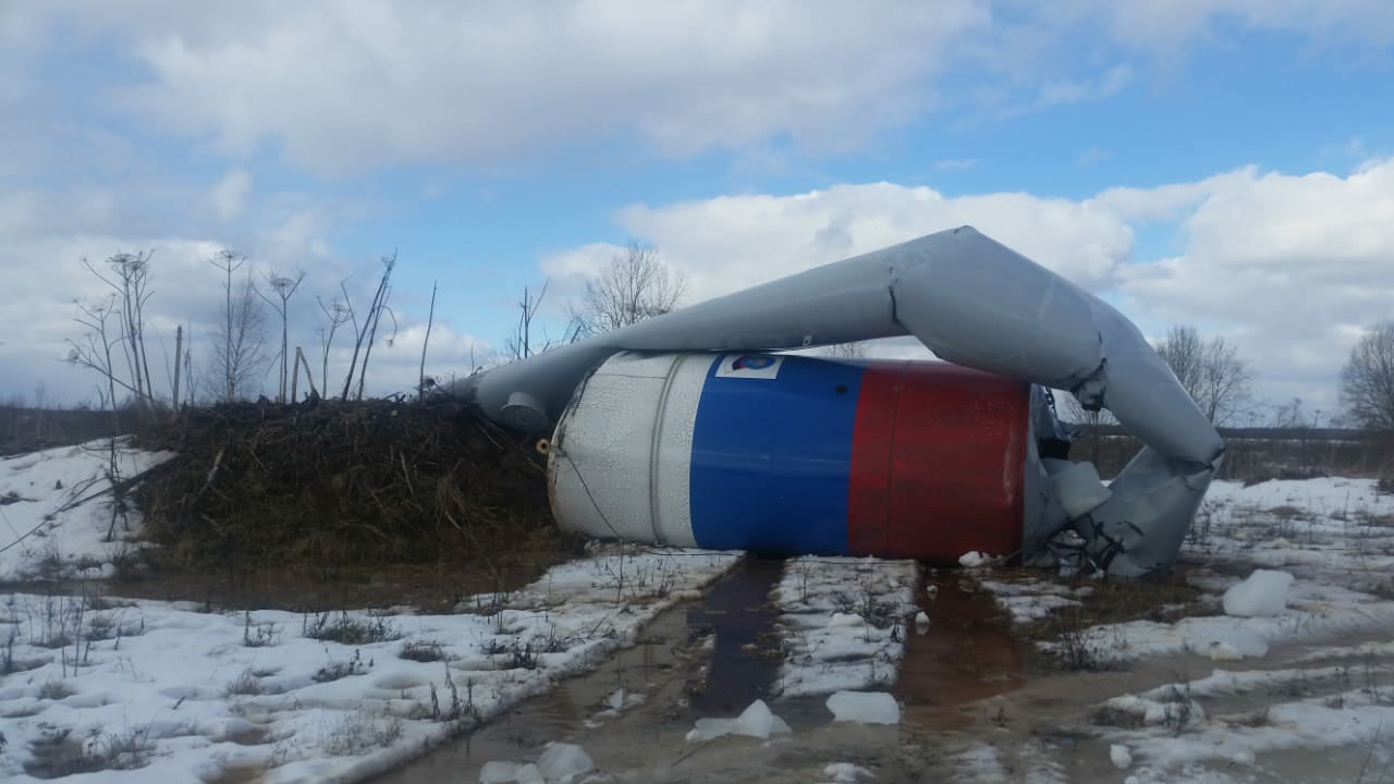 В Тверской области рухнула очередная водонапорная башня