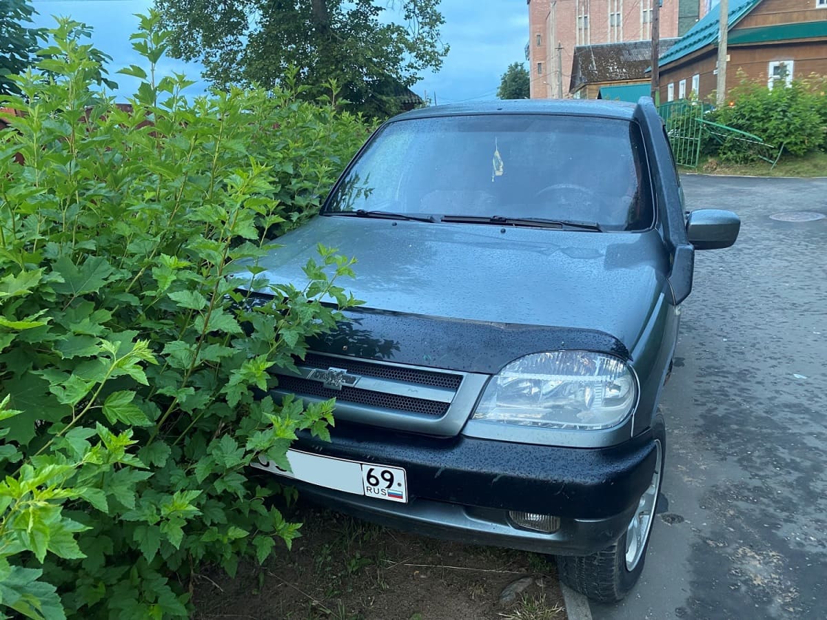 Угнанный в Осташкове автомобиль полиция нашла в кювете у дороги в поселке Пено