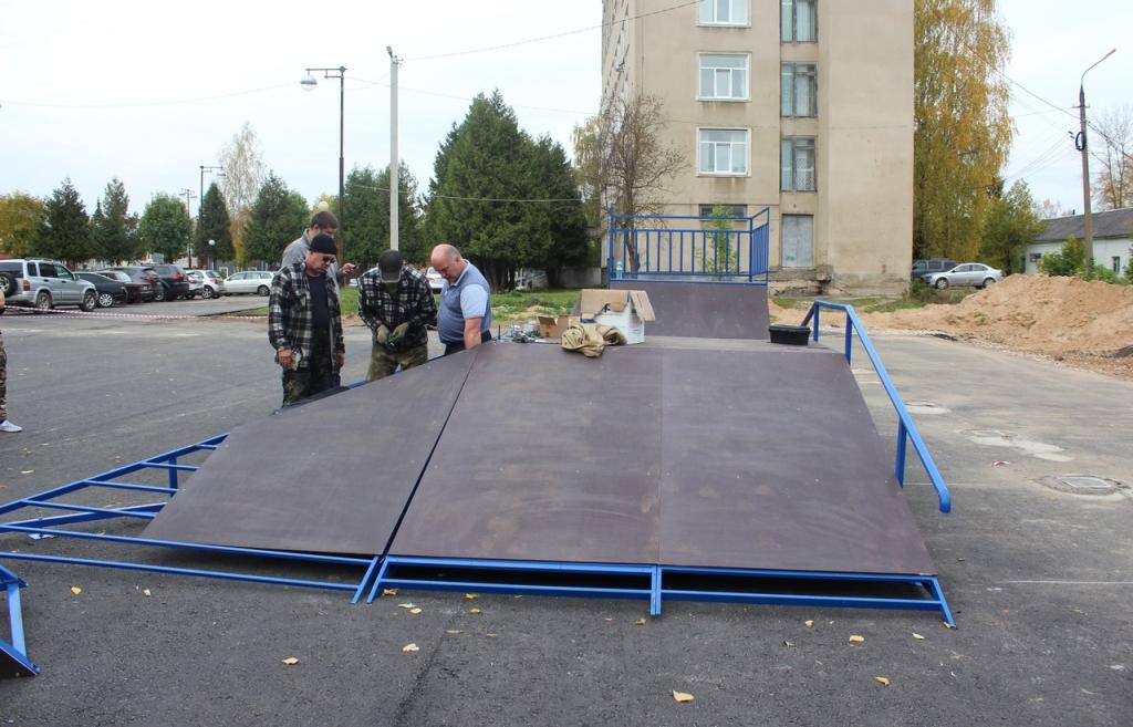 В Вышнем Волочке Тверской области скоро откроется скейт-площадка