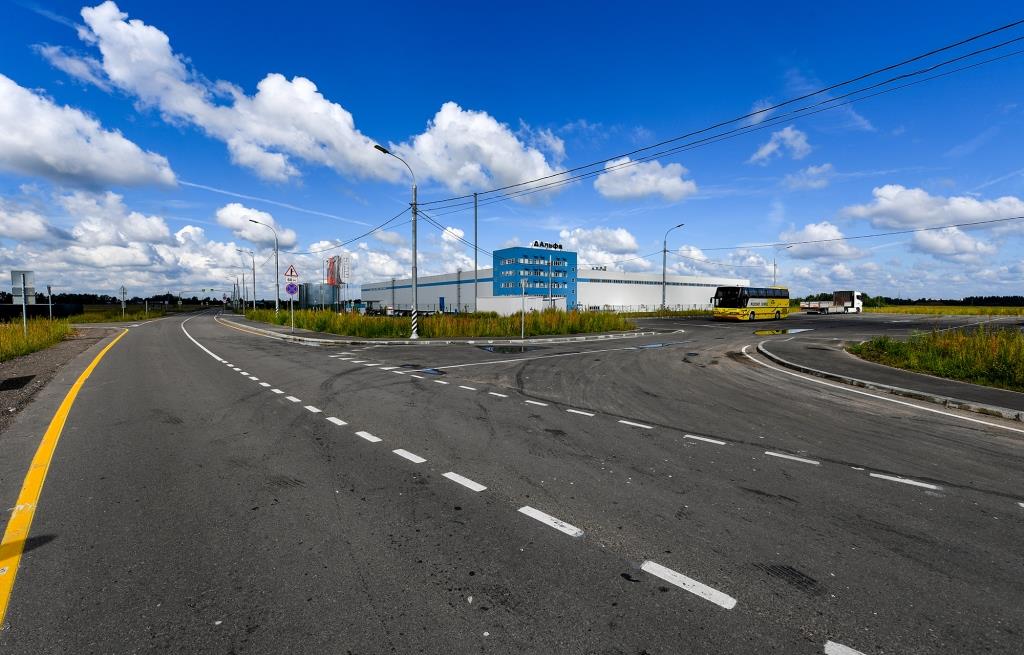 В Калининском округе Тверской области построили дорогу на территории промышленной площадки «Раслово»
