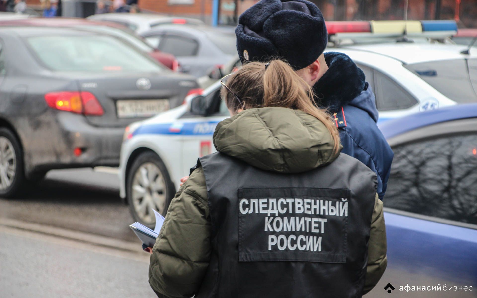 В Тверской области пьяный мужчина пытался зарезать ножом полицейских в салоне служебной машины