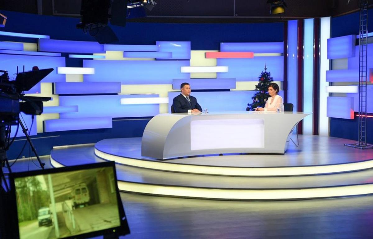 Губернатор Игорь Руденя подвел итоги уходящего года в прямом эфире - новости Афанасий