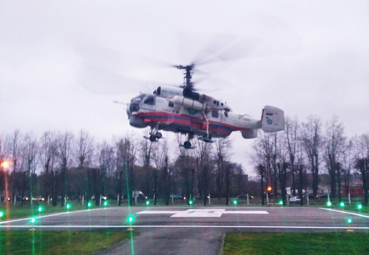 Вертолет санавиации привлекли для транспортировки больного в Тверской области