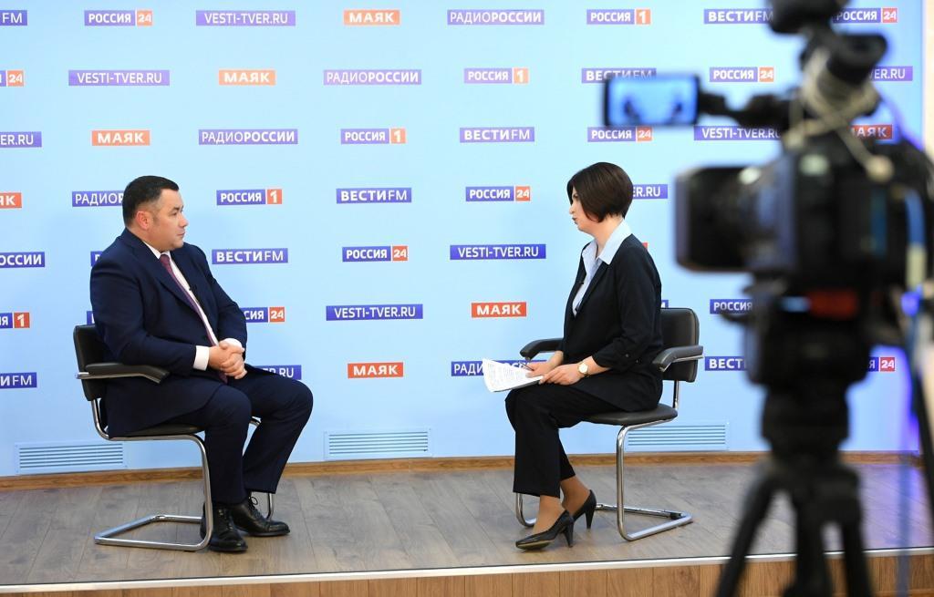 Игорь Руденя в прямом эфире «России 24» ответил на вопросы о мерах поддержки граждан и экономики в связи с коронавирусом 