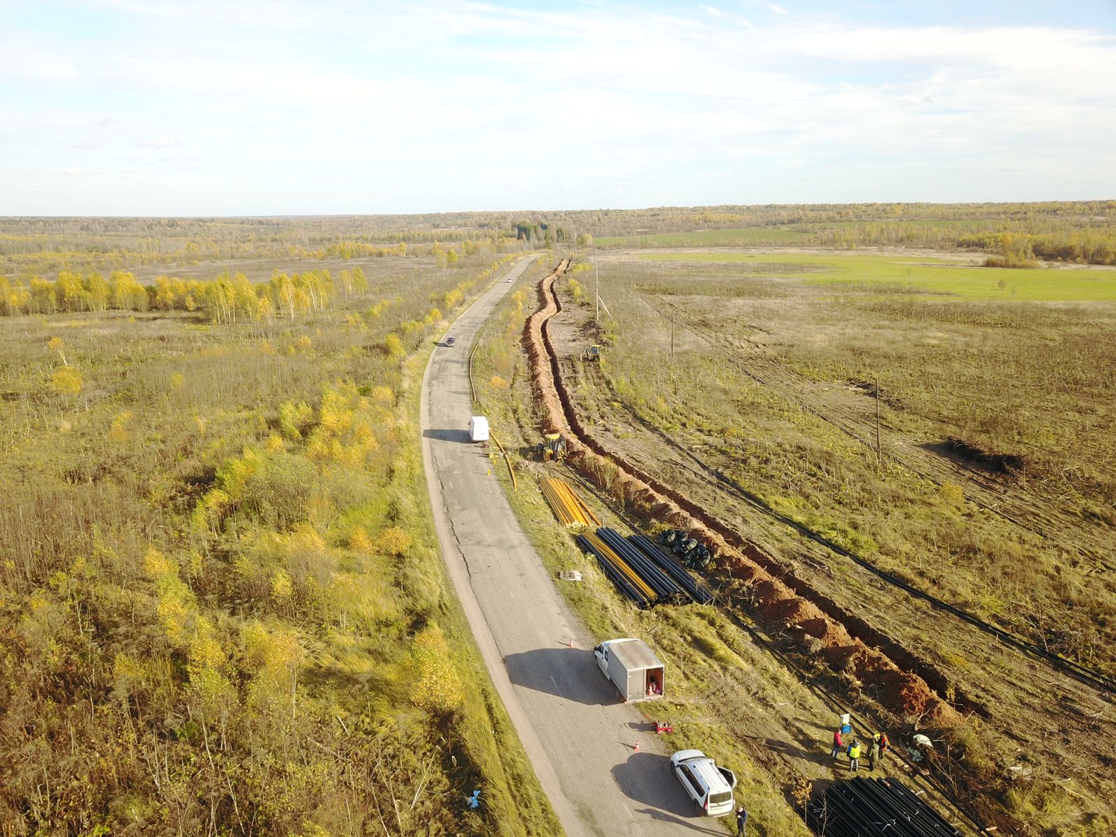 В Тверской области началось строительство газопровода к семи населенным пунктам