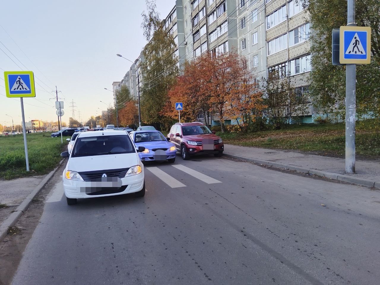 В Твери на пешеходном переходе была сбита девушка