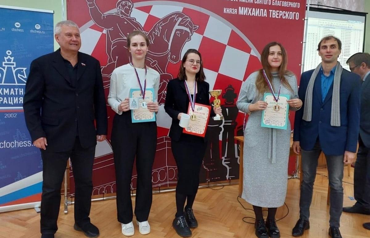 Студентка ТвГТУ заняла первое место среди женщин на Кубке имени святого благоверного князя Михаила Тверского по шахматам