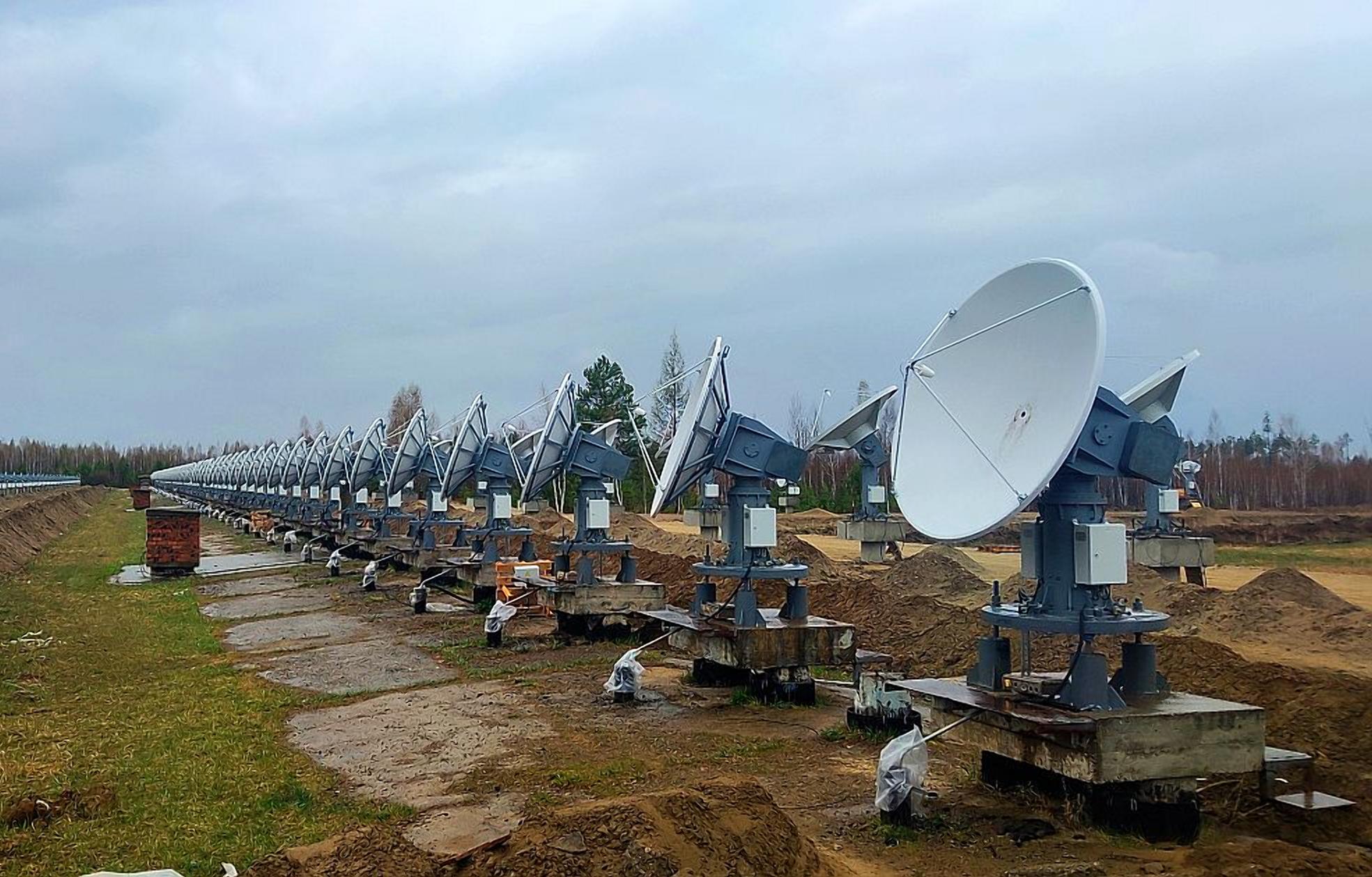 528 антенн нового радиогелиографа следят за солнцем в России