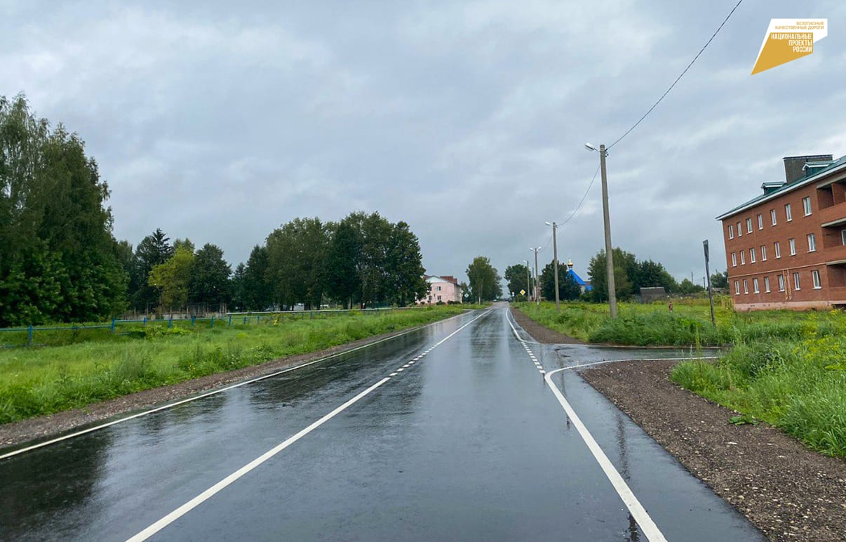 По поручению Губернатора Игоря Рудени в Ржевском округе Тверской области отремонтированы дороги