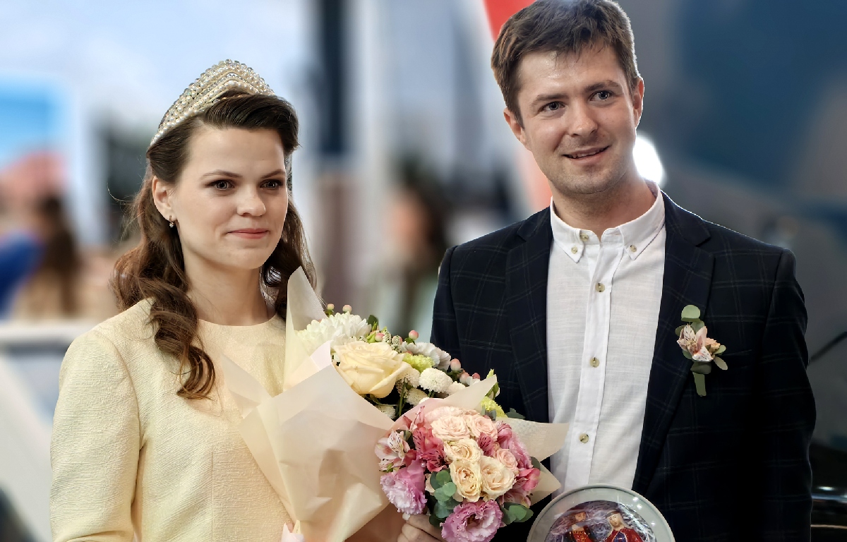 На Всероссийском свадебном фестивале в Москве еще одна пара из Тверской области зарегистрировала свой брак
