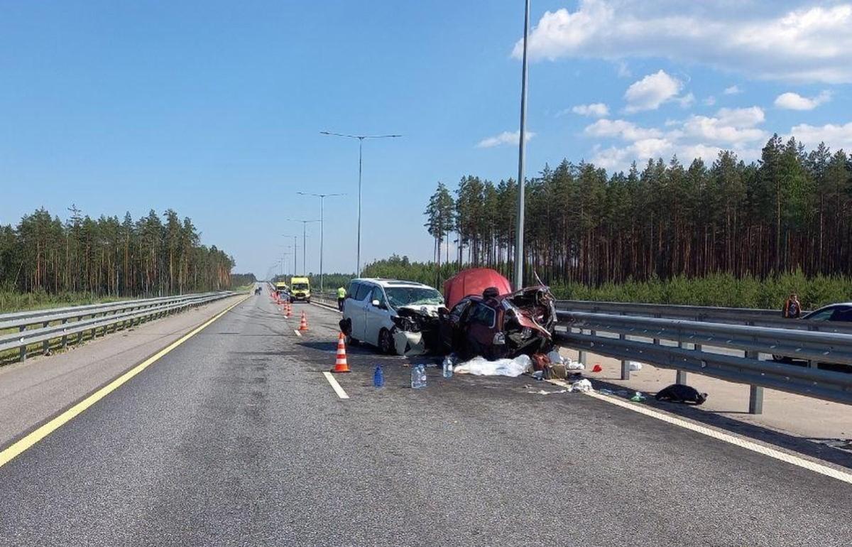 До семи увеличилось число пострадавших в крупном ДТП на трассе М11 в Тверской области