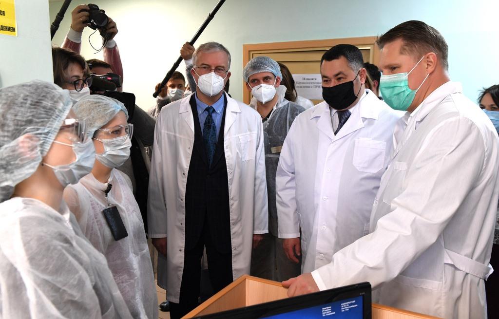 Министр здравоохранения РФ Михаил Мурашко высоко оценил работу медицины Верхневолжья