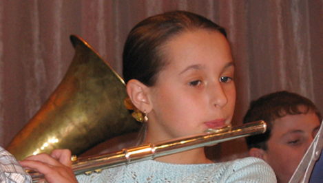 Детский духовой оркестр из Кувшиново "Золотой саксофон" принимает участие в фестивале "Спасская башня"-2015