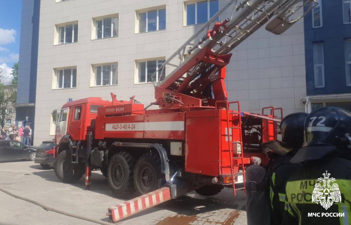 В Твери МЧС рассказало о тушении пожара на улице Московской