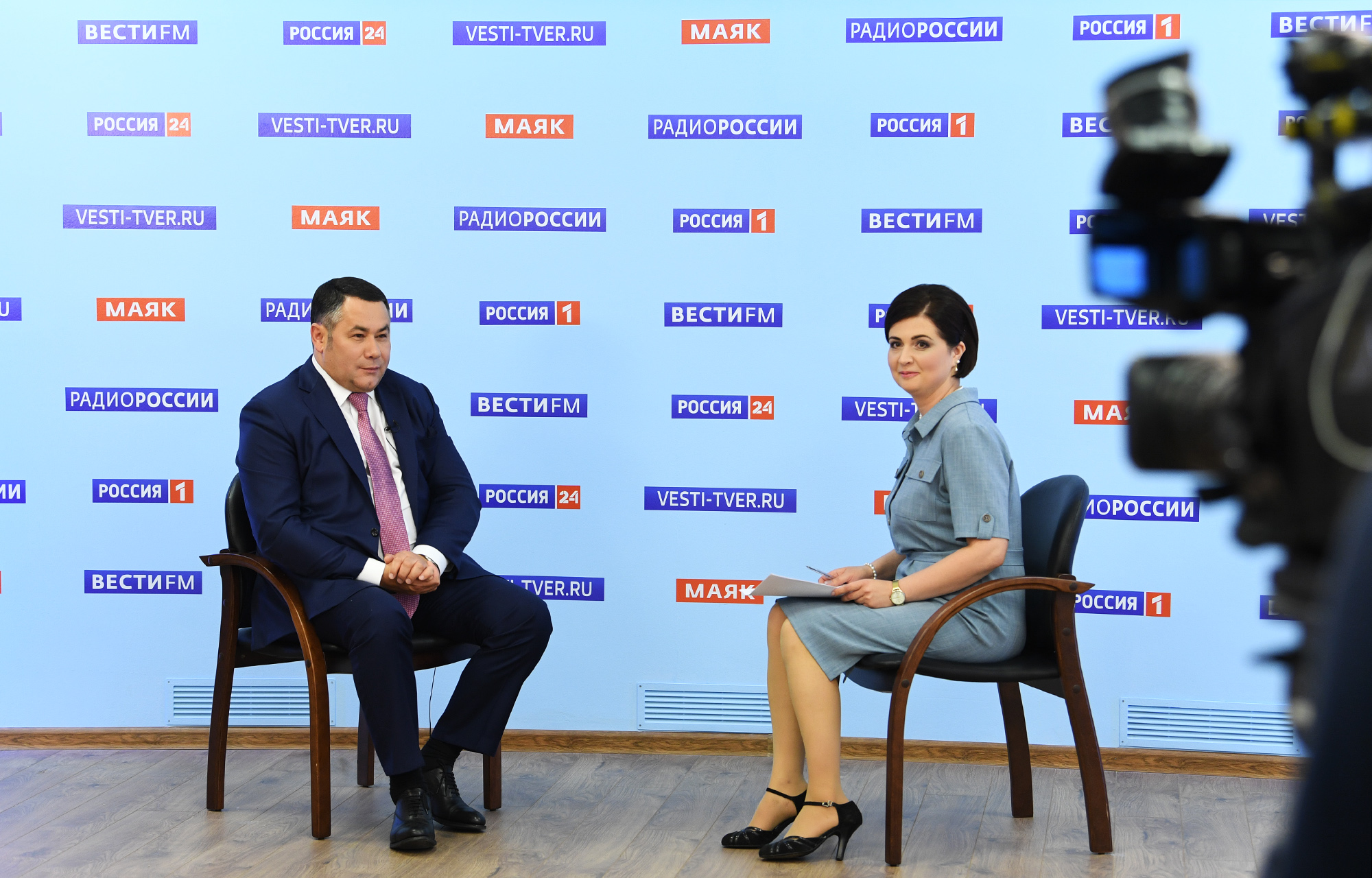 Игорь Руденя в прямом эфире рассказал о главных событиях в жизни Тверской области