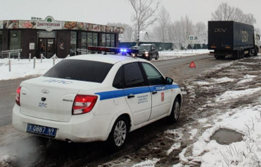 В Тверской области пешеход остался жив после наезда грузовика