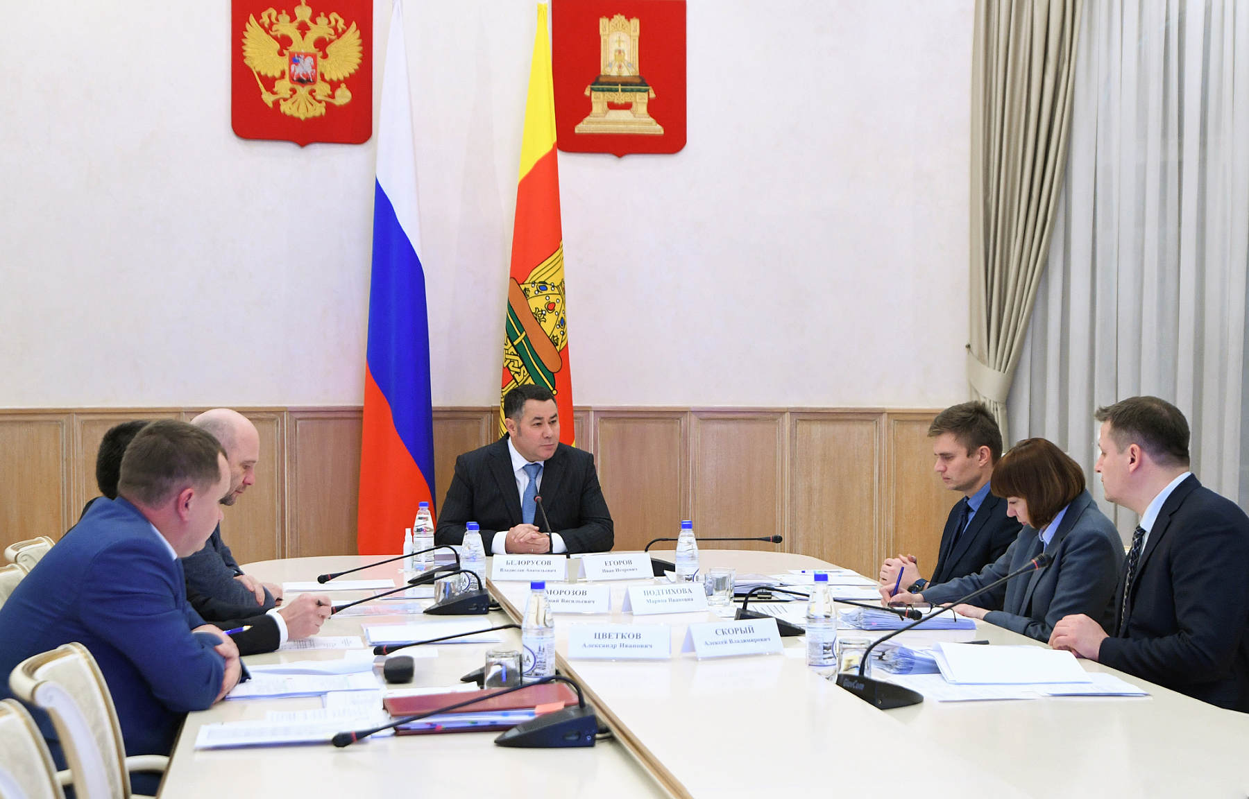 Вопросы социально-экономического развития Верхневолжья рассмотрены на совещании под руководством Губернатора Игоря Рудени