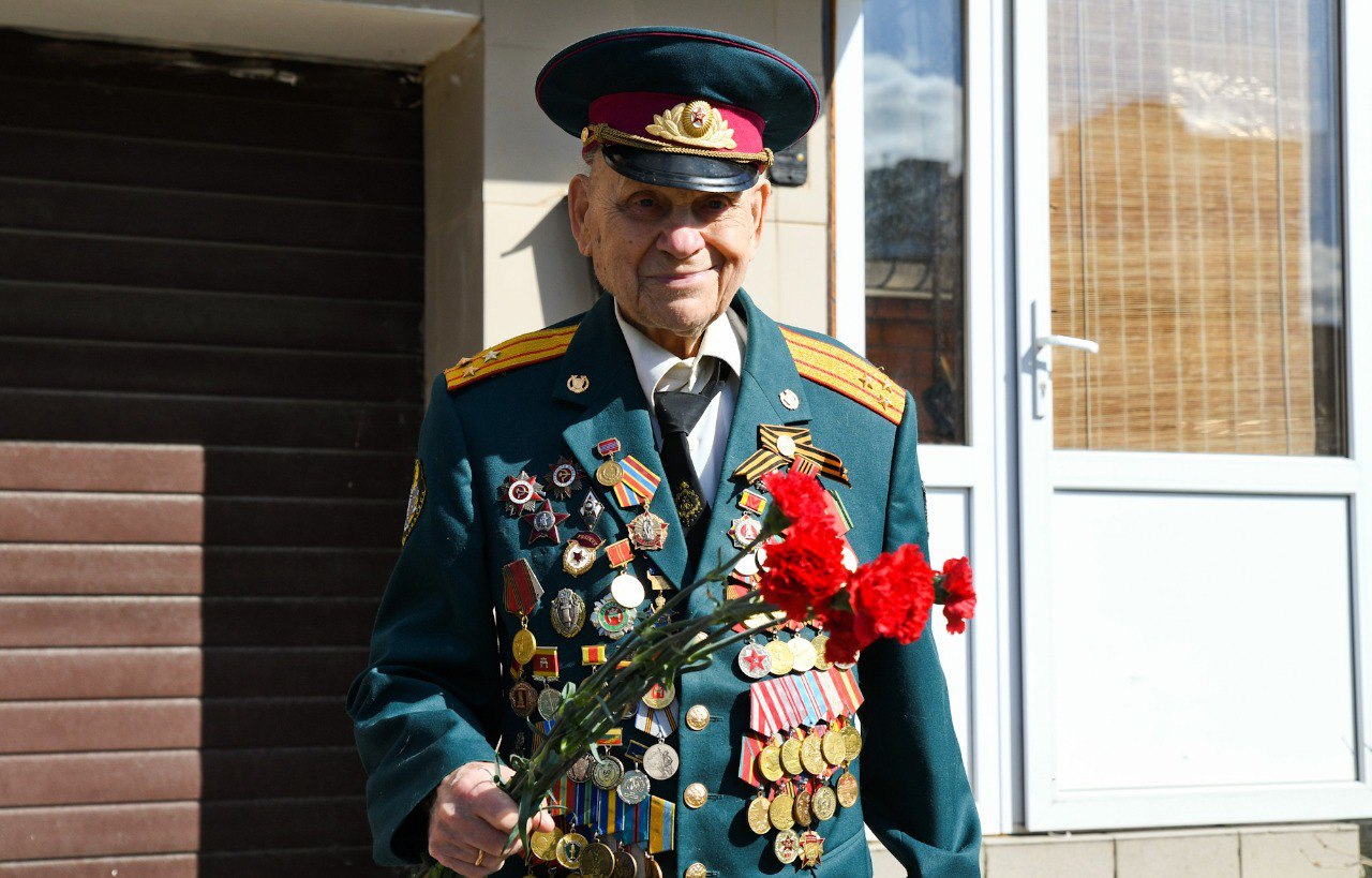 99-летие отмечает сегодня участник Великой Отечественной войны Спартак Андреевич Сычёв
