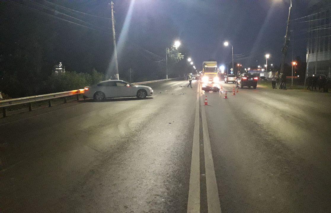Ночью в Твери на Московском шоссе погиб мотоциклист - новости Афанасий