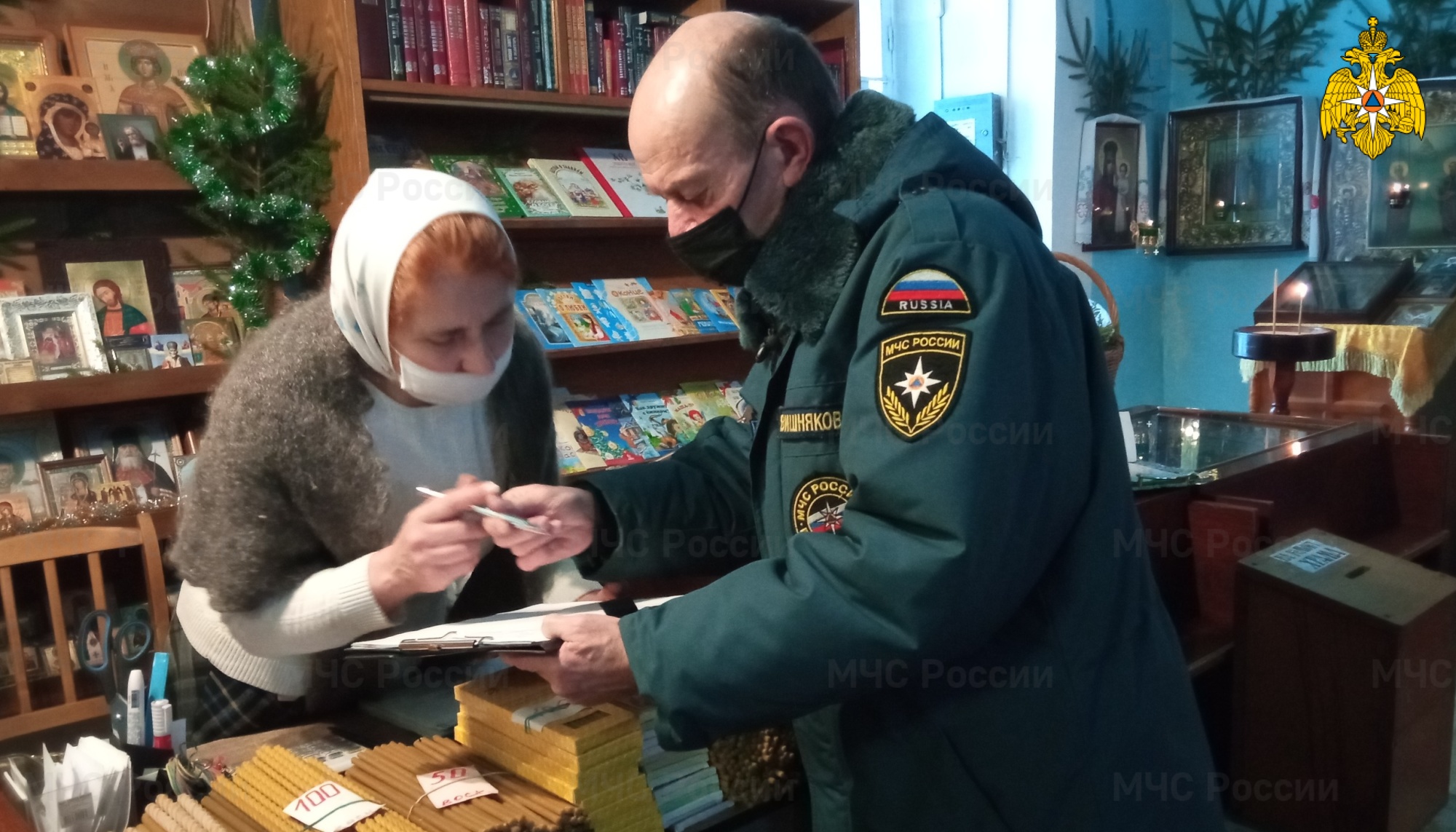 В Тверской области сотрудники МЧС проверили храмы, в которых пройдут рождественские богослужения