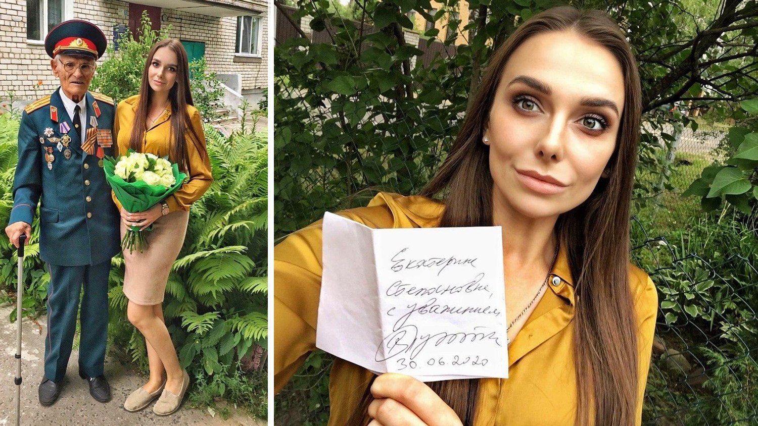 Жительнице Твери передали автограф от Путина