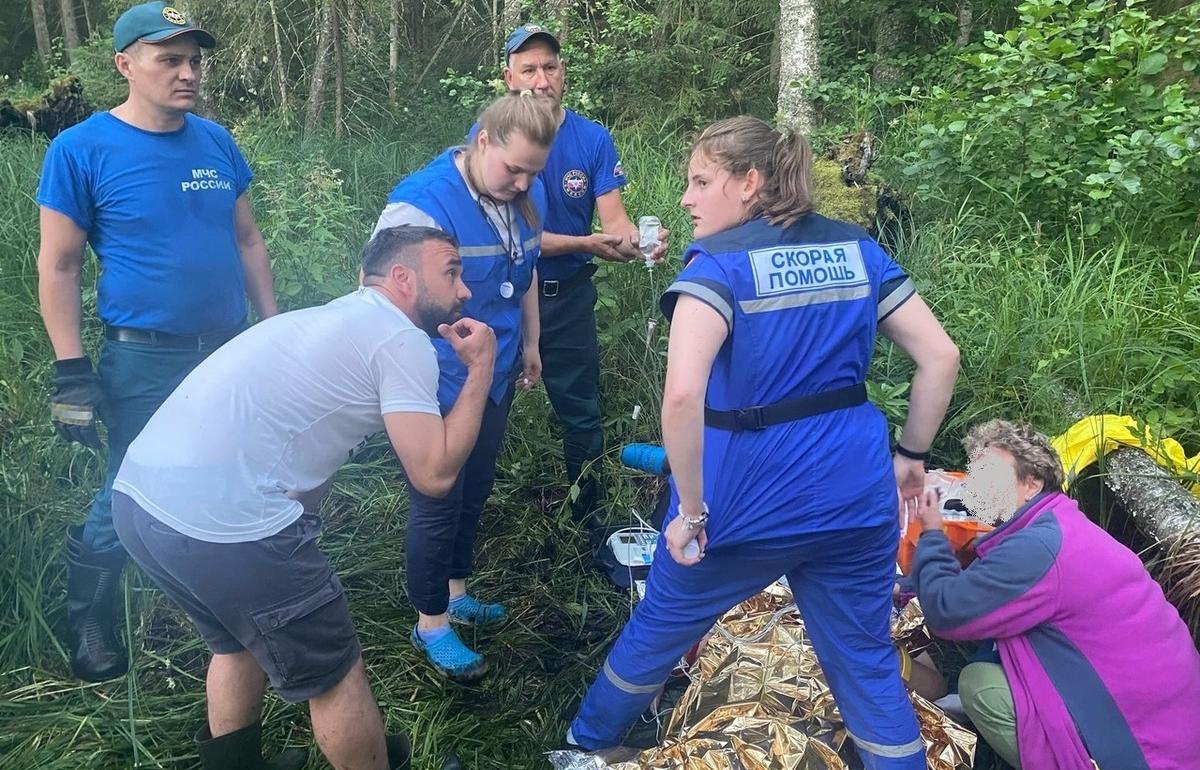 Волонтеры и пилоты-добровольцы на вертолете разыскали в лесу двух женщин, одной из которых стало плохо - новости Афанасий