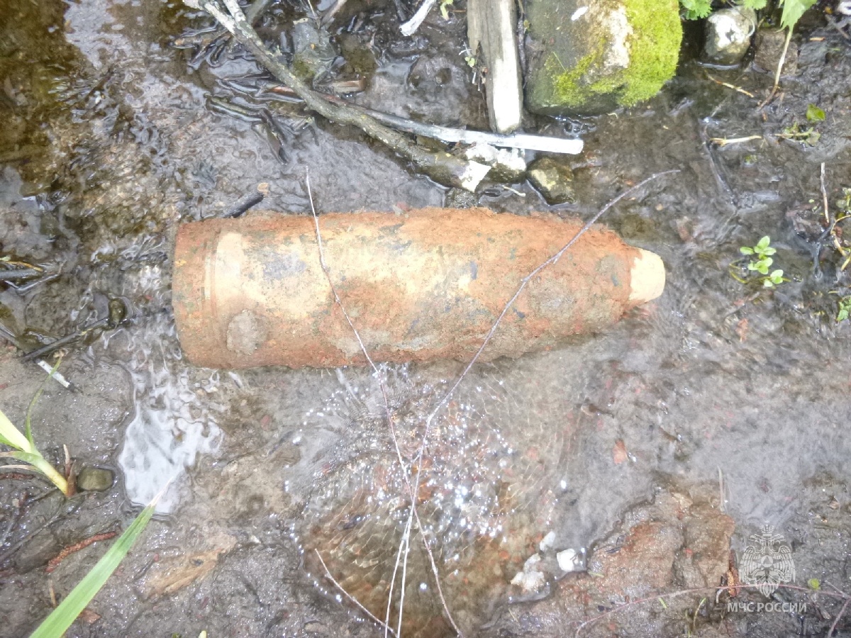 В Сонковском округе нашли 122-миллиметровый снаряд