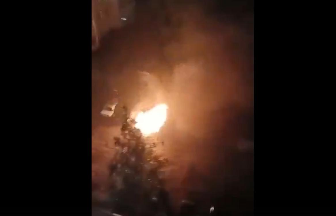 BMW и Suzuki горели в Твери ночью