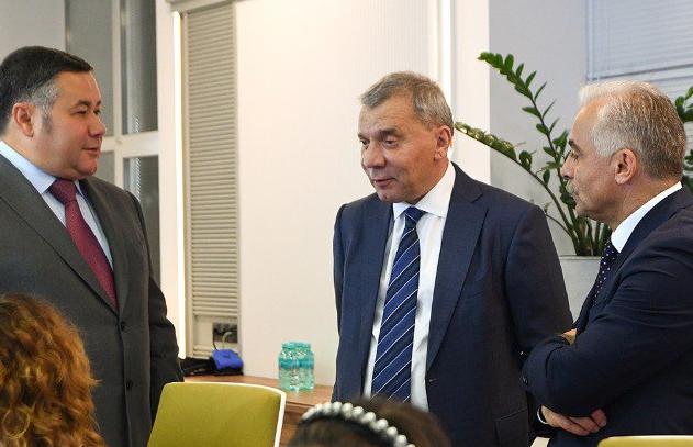Губернатор Игорь Руденя и генеральный директор Роскосмоса Юрий Борисов посетили ТВЗ и обсудили возможное сотрудничество - новости Афанасий